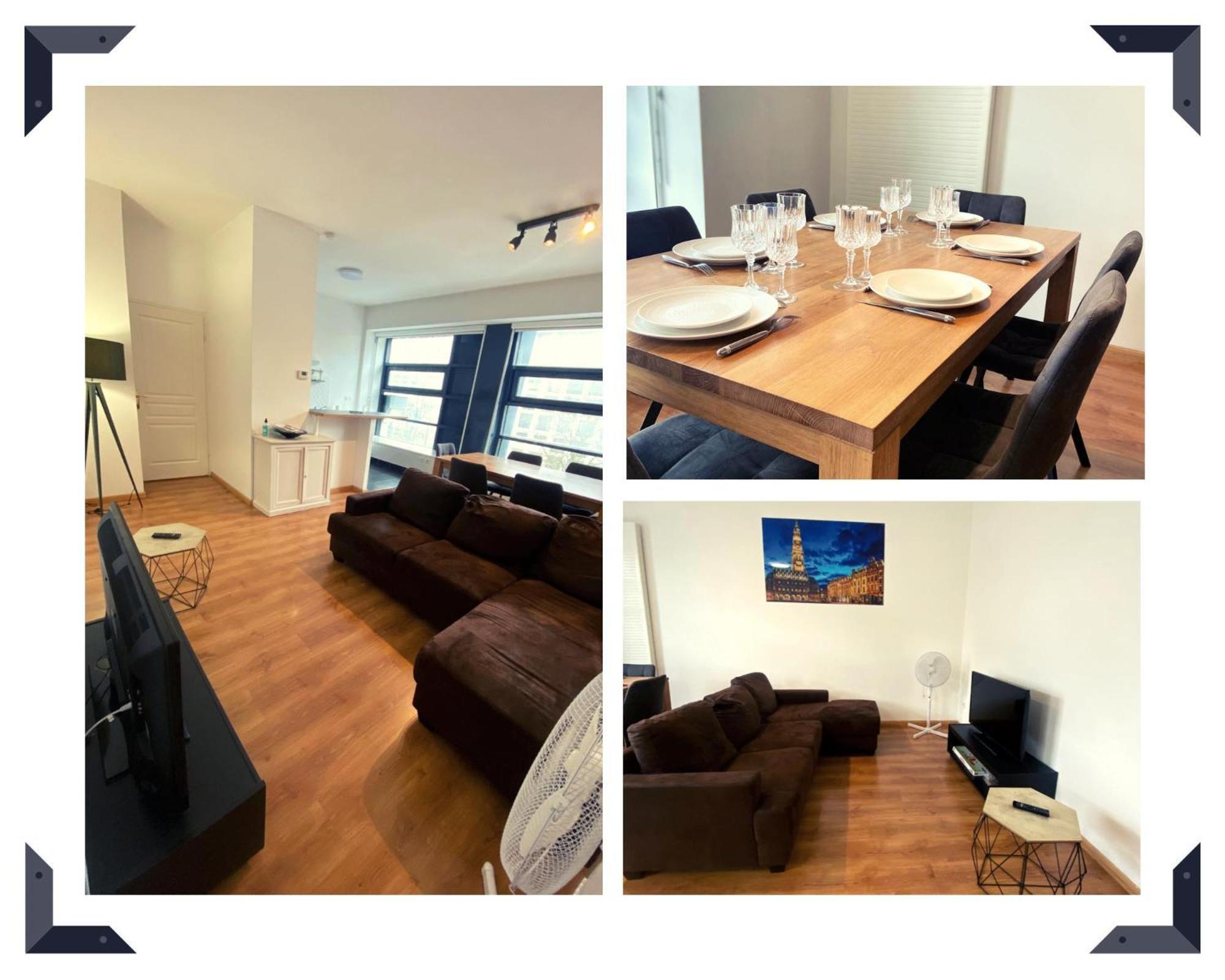 Le Carnot Appartement Avec 2 Chambres Separes Et Parking Privatif Et Securise Arras Luaran gambar